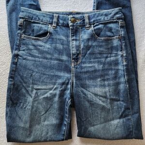 American Eagle Curvy Hi-Rise Blue Jegging Jeans Size 6